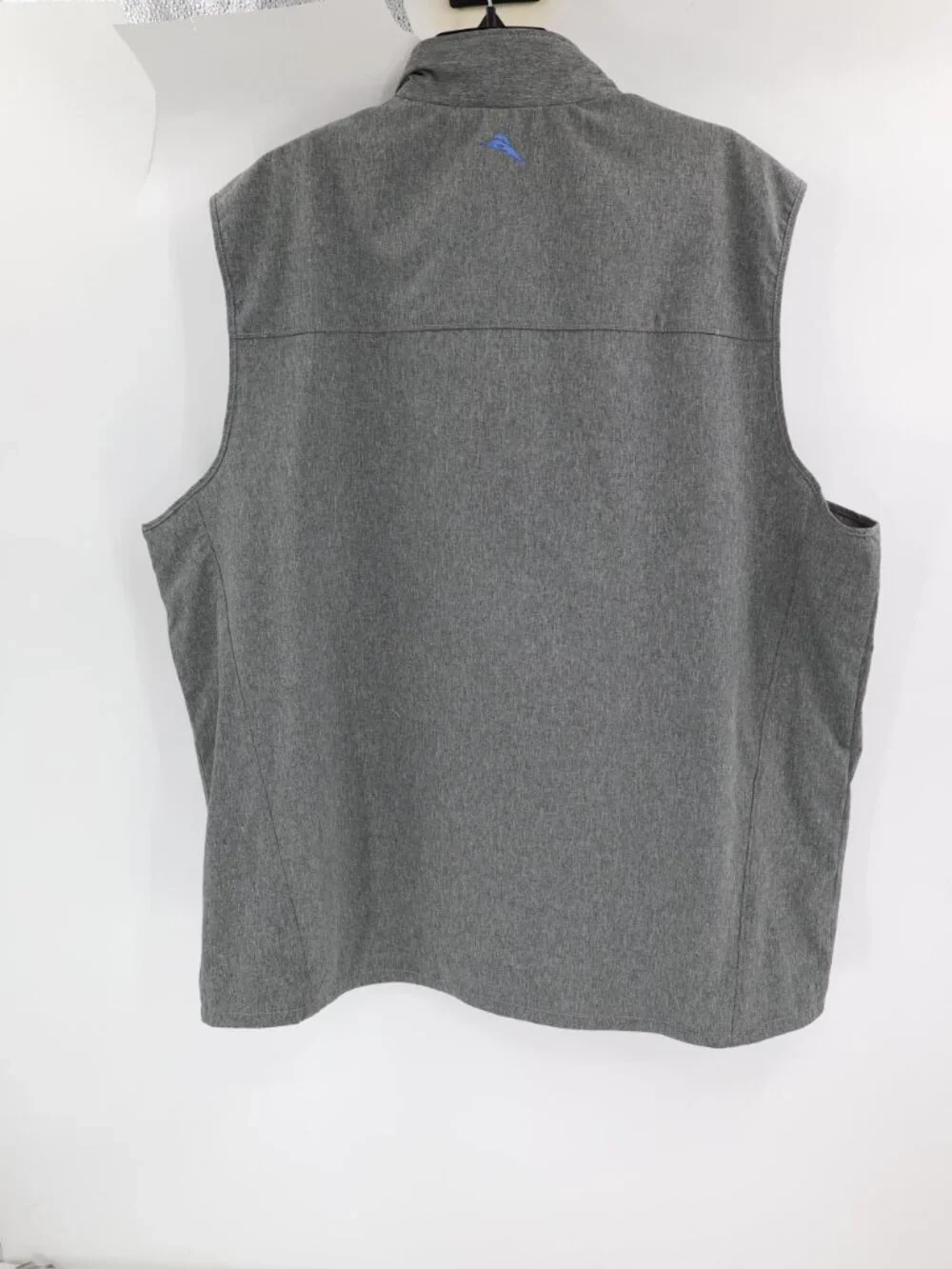 Tommy Bahama Vest Mens 2XL Island Active Gray Performance Full Zip Lightweight